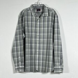 UntuckIt Collins Shirt Mens Size XXL Multicolor Plaid Wrinkle Free Long Sleeve